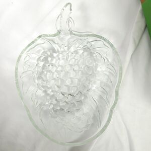 Vtg INDIANA GLASS Crystal Glass SALAD Serving BOWL‎ Only w/ Original Box 0819